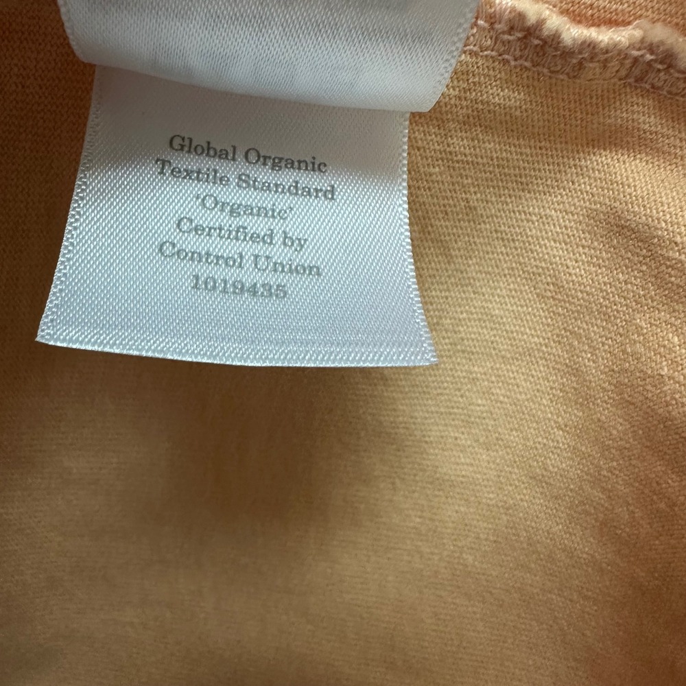 Everlane Mens Premium Heavyweight Tee Organic Cotton Apricot Peach S New - Picture 7 of 9